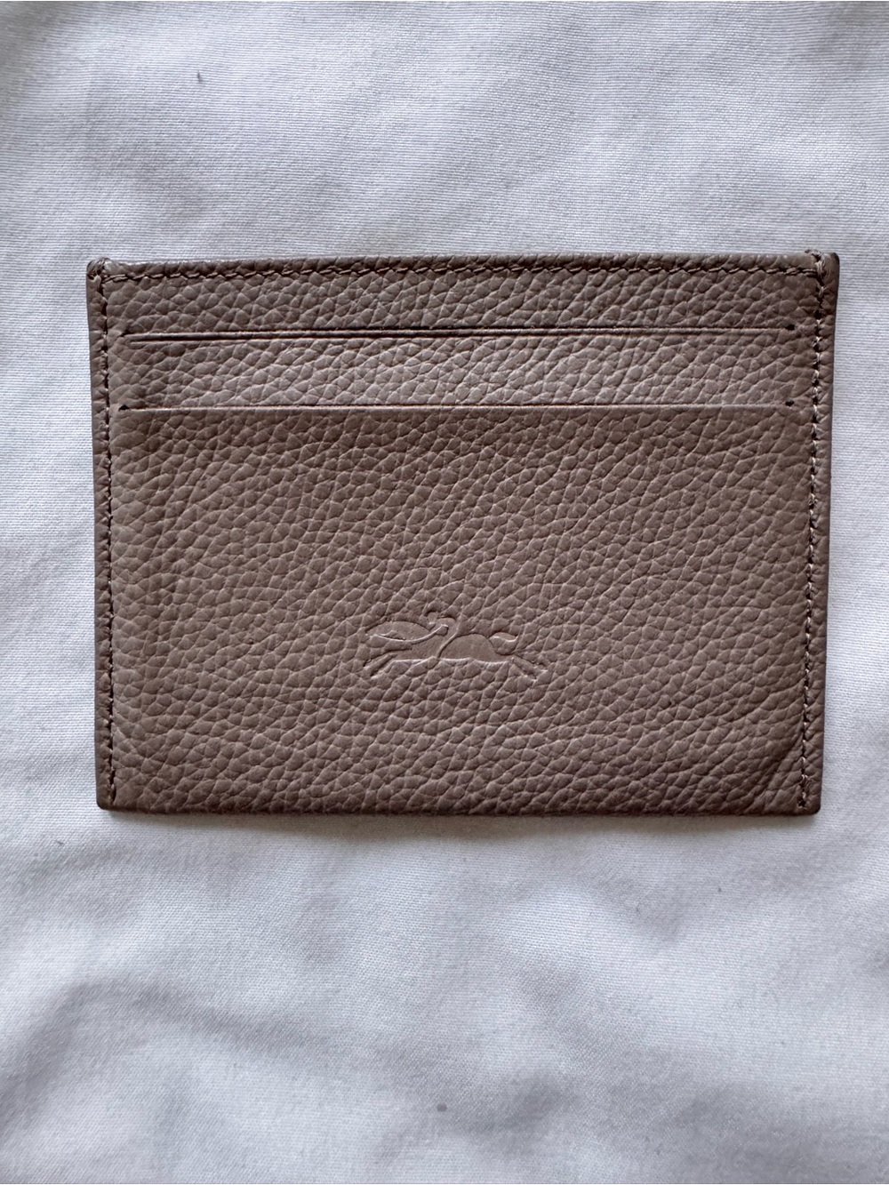 Longchamp Leather Card Holder Wallet